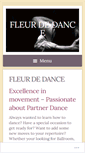 Mobile Screenshot of fleurdedance.com